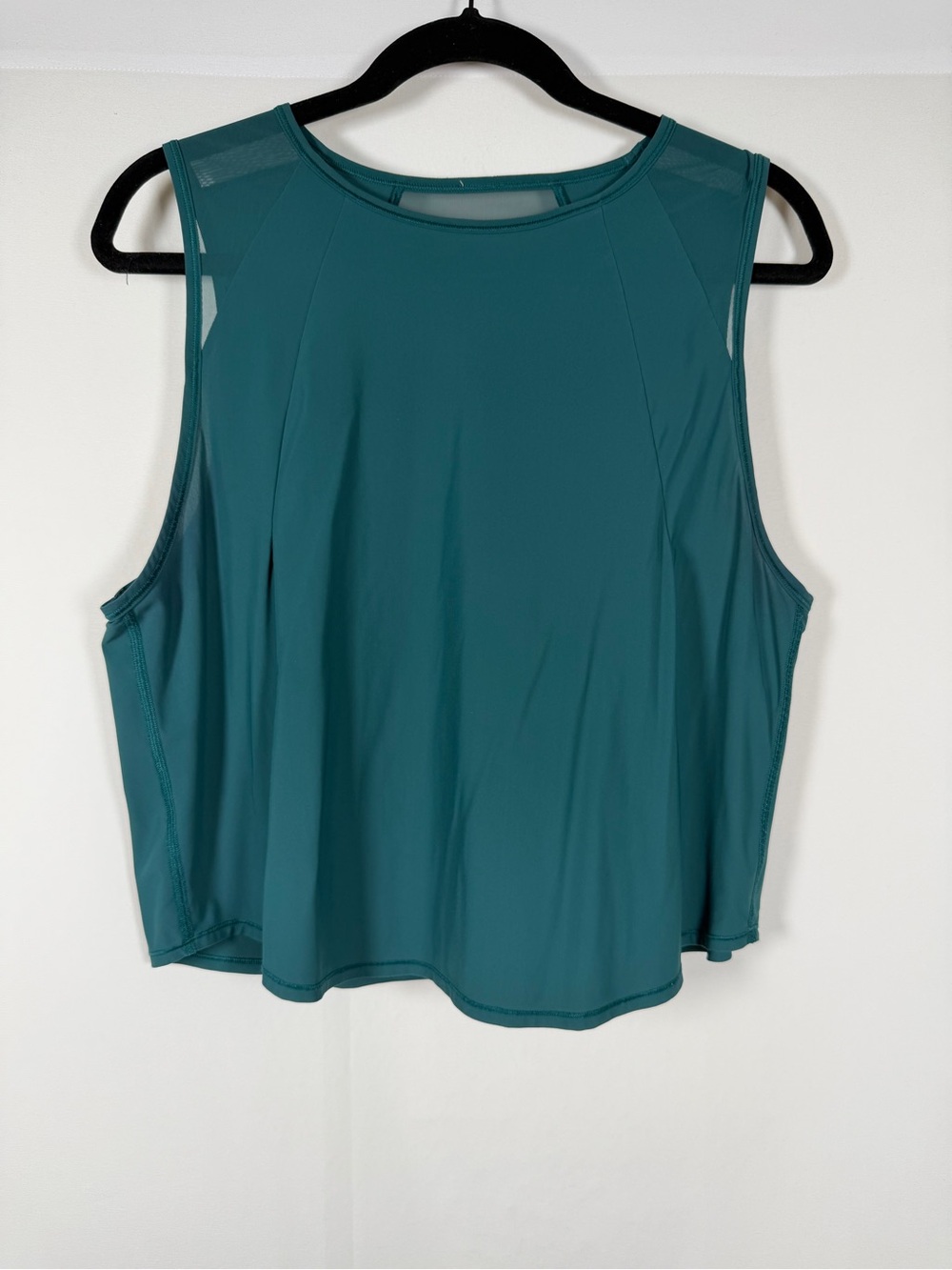 Lululemon Sculpt Crop Teal Performance Tank